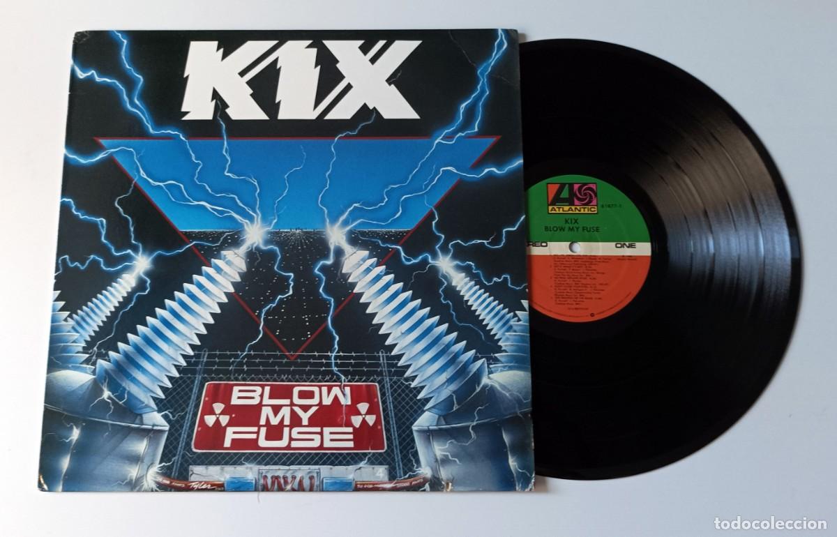 Discos de vinilo: LP KIX - BLOW MY FUSE - Foto 3