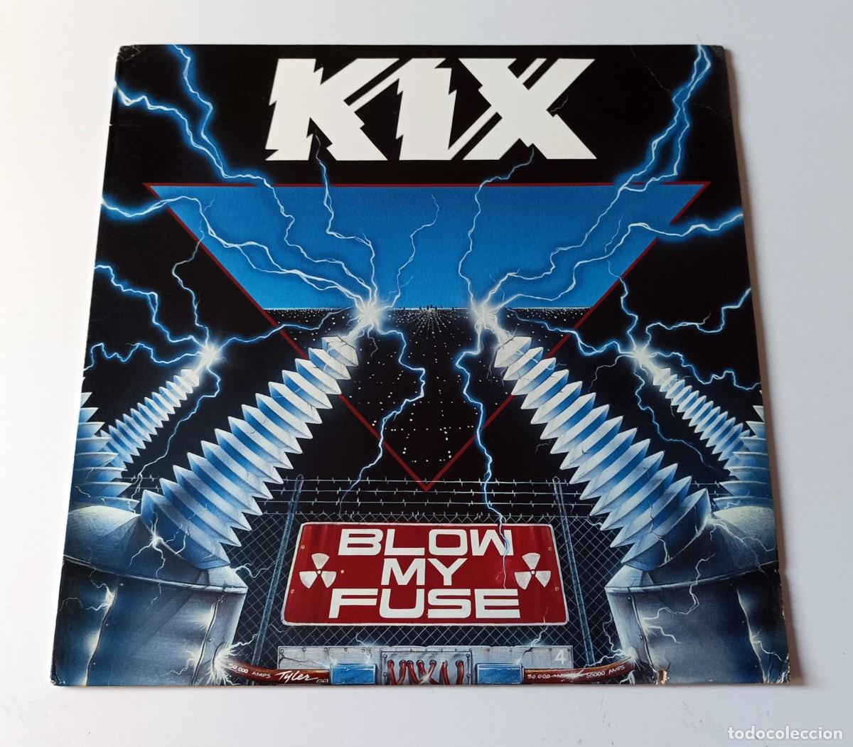 Discos de vinilo: LP KIX - BLOW MY FUSE - Foto 1