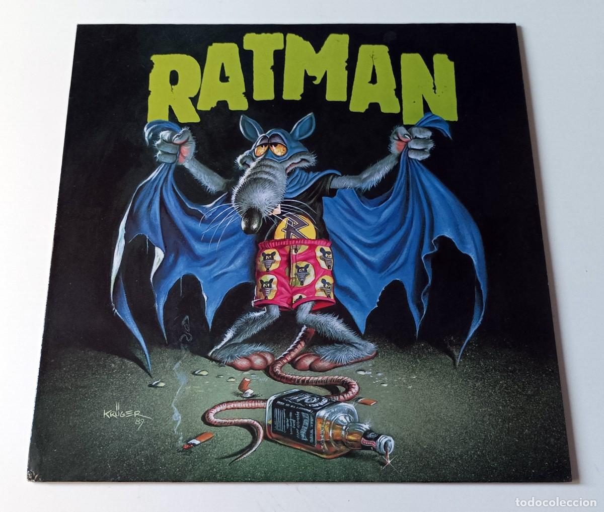 Discos de vinilo: LP RISK - RATMAN (Steamhammer 1989) - Foto 1