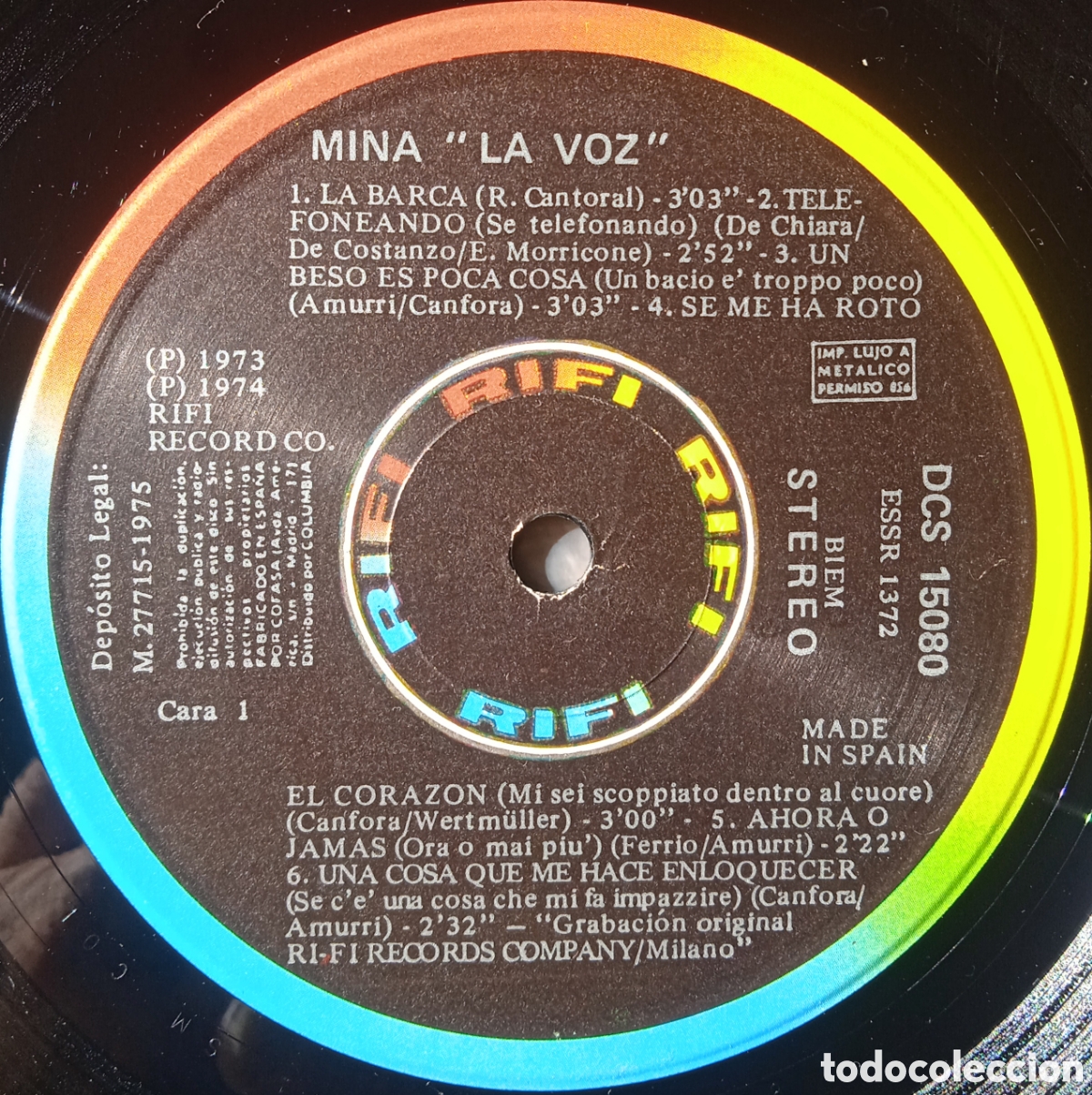 Discos de vinilo: Disco de vinilo Mina - Foto 4