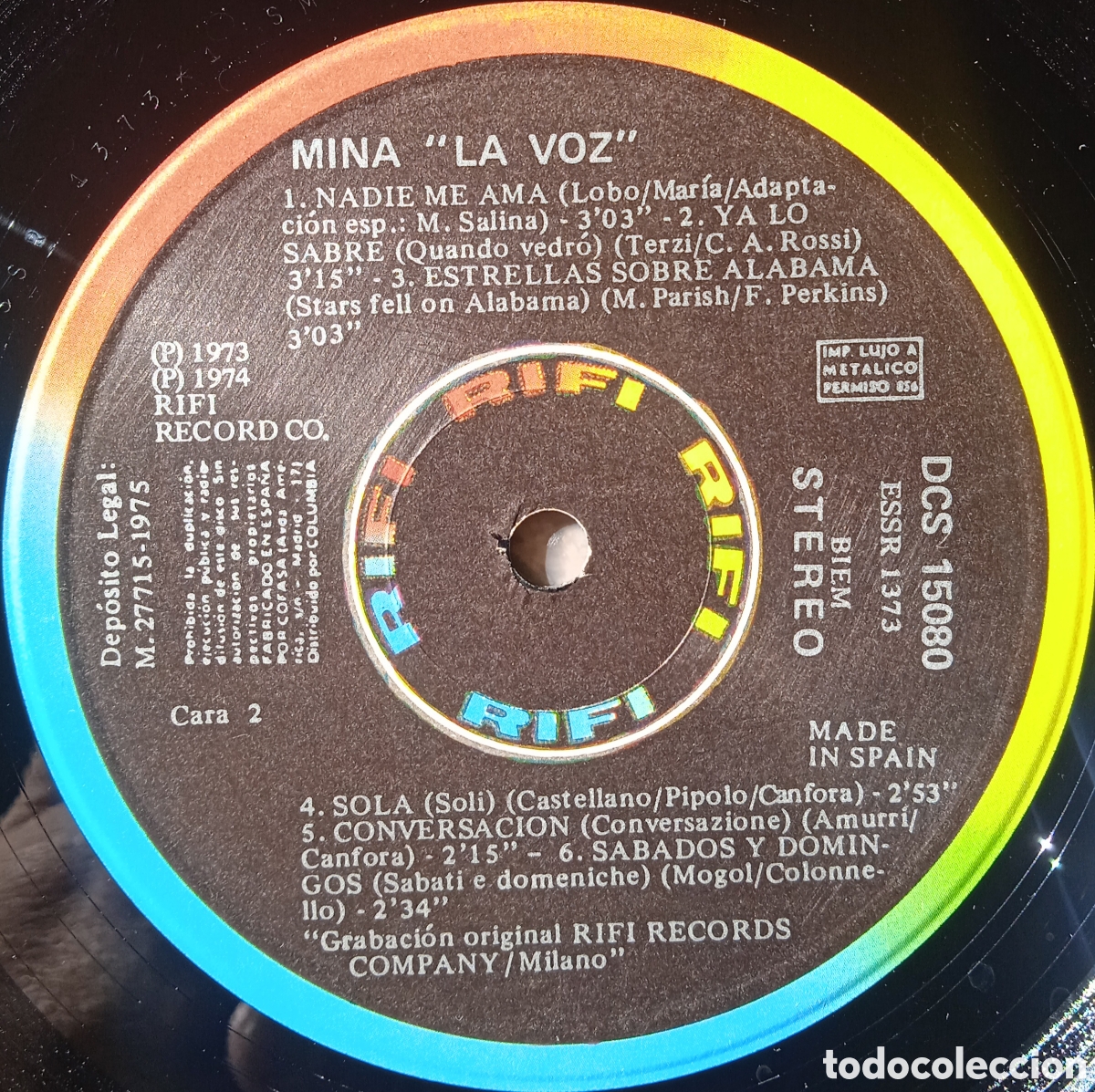 Discos de vinilo: Disco de vinilo Mina - Foto 5