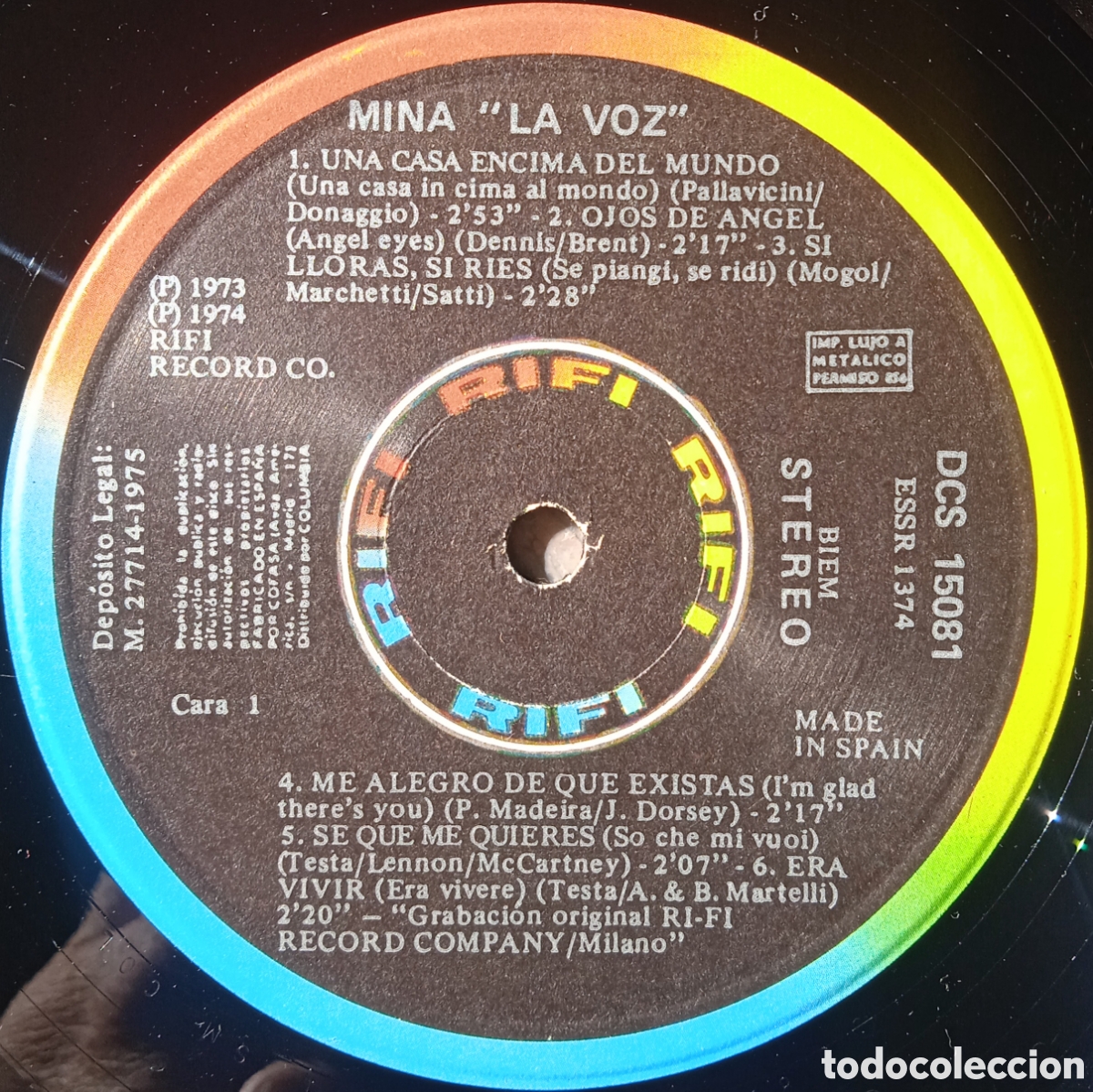 Discos de vinilo: Disco de vinilo Mina - Foto 6