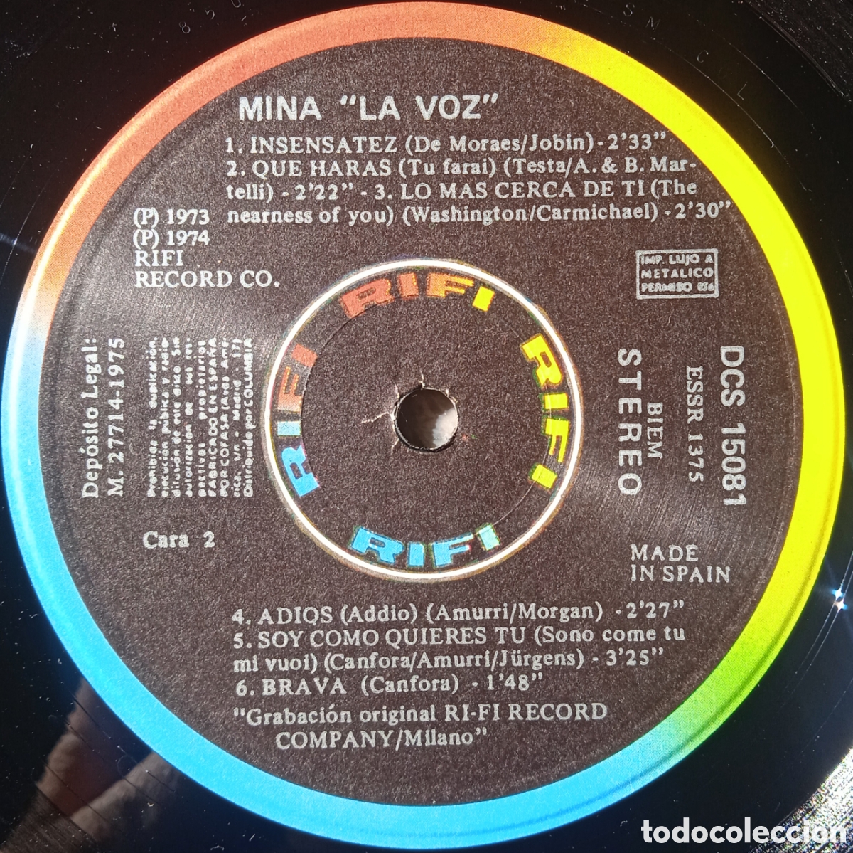 Discos de vinilo: Disco de vinilo Mina - Foto 7