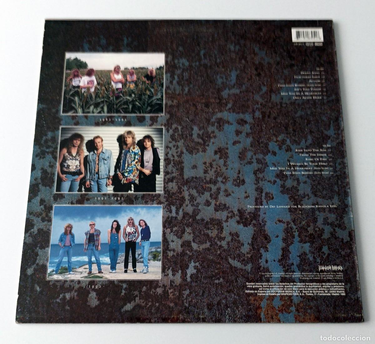 Discos de vinilo: LP DEF LEPPARD - RETRO ACTIVE - Foto 2
