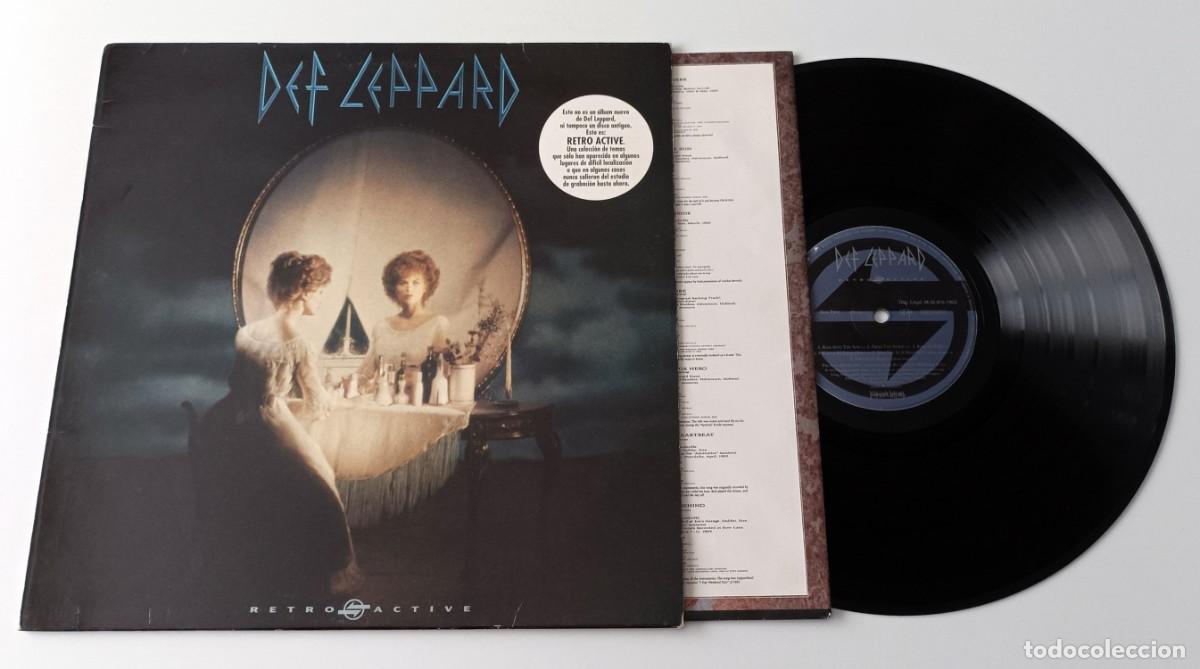 Discos de vinilo: LP DEF LEPPARD - RETRO ACTIVE - Foto 3
