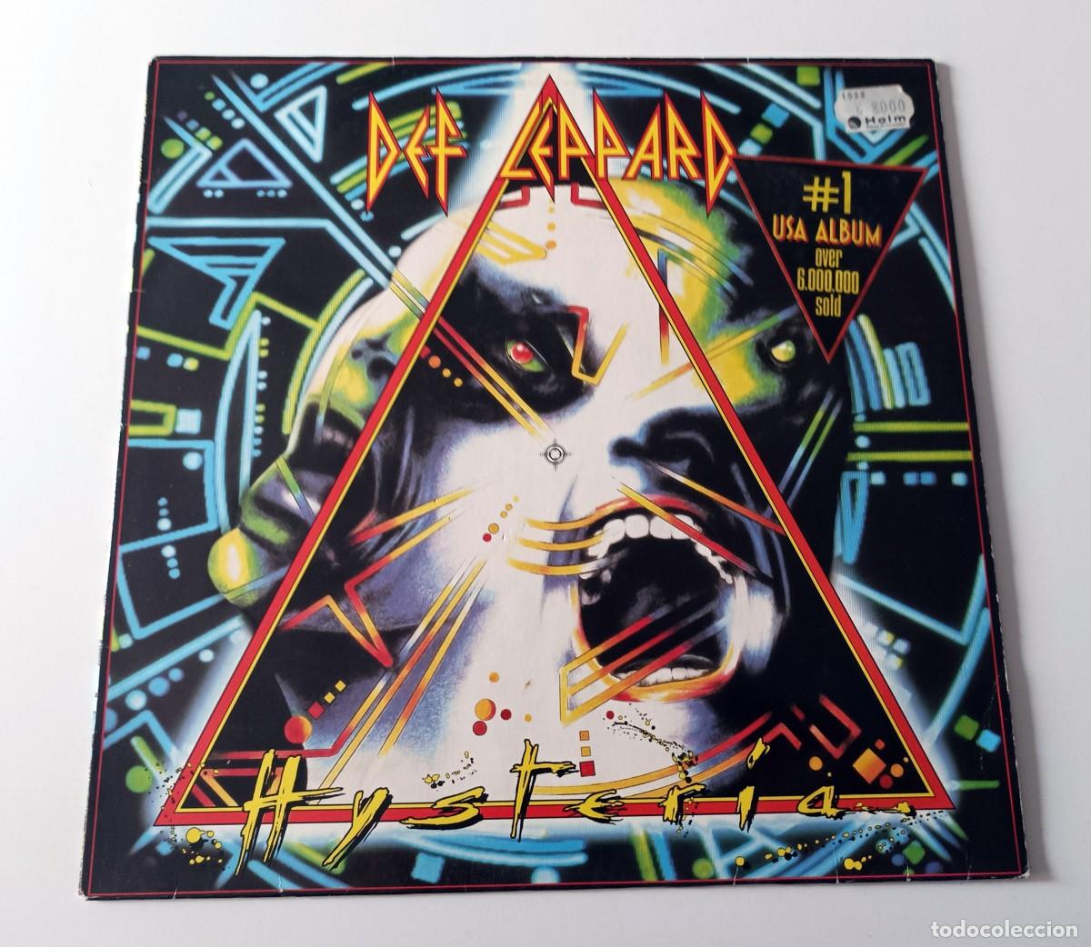Discos de vinilo: LP DEF LEPPARD - HYSTERIA - Foto 1