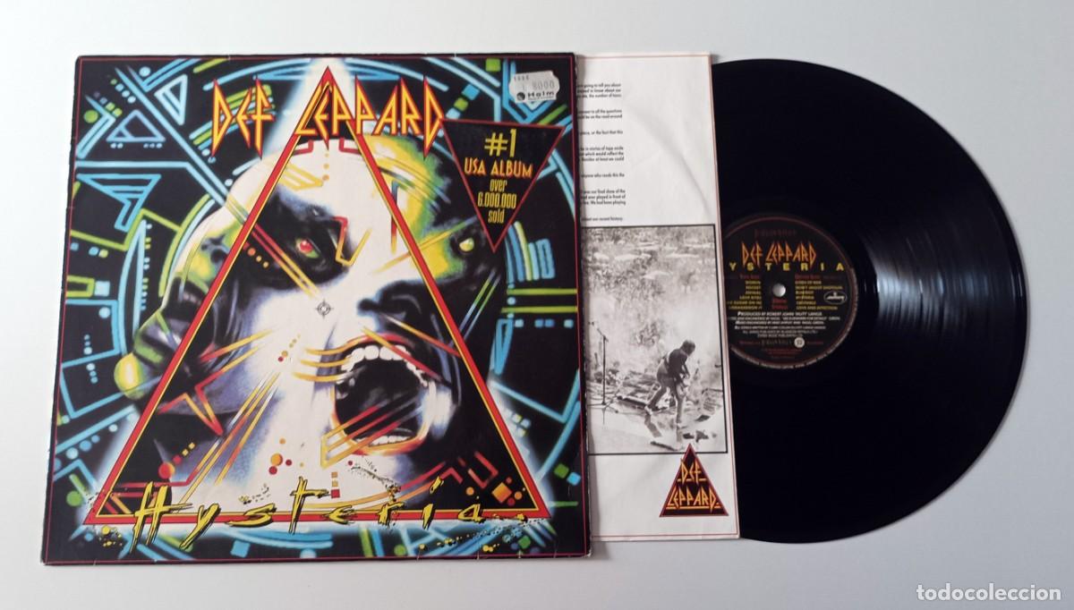 Discos de vinilo: LP DEF LEPPARD - HYSTERIA - Foto 3