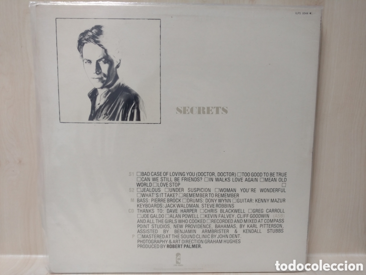 Discos de vinilo: Robert Palmer - Secrets (LP, Album) - Foto 2