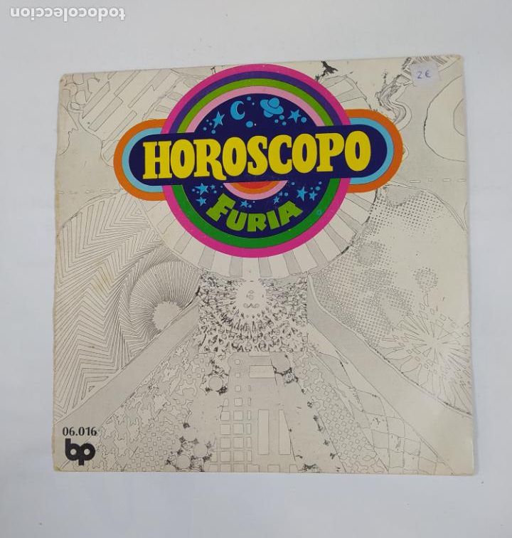 Discos de vinilo: HOROSCOPO - FURIA - SINGLE. TDKDS19C - Foto 1