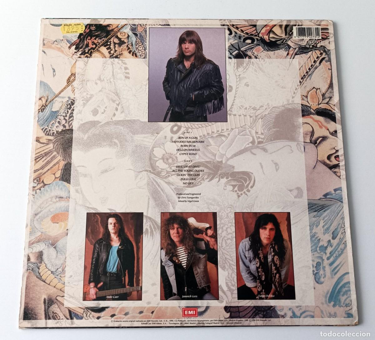 Discos de vinilo: LP BRUCE DICKINSON - TATTOOED MILLIONAIRE - Foto 2