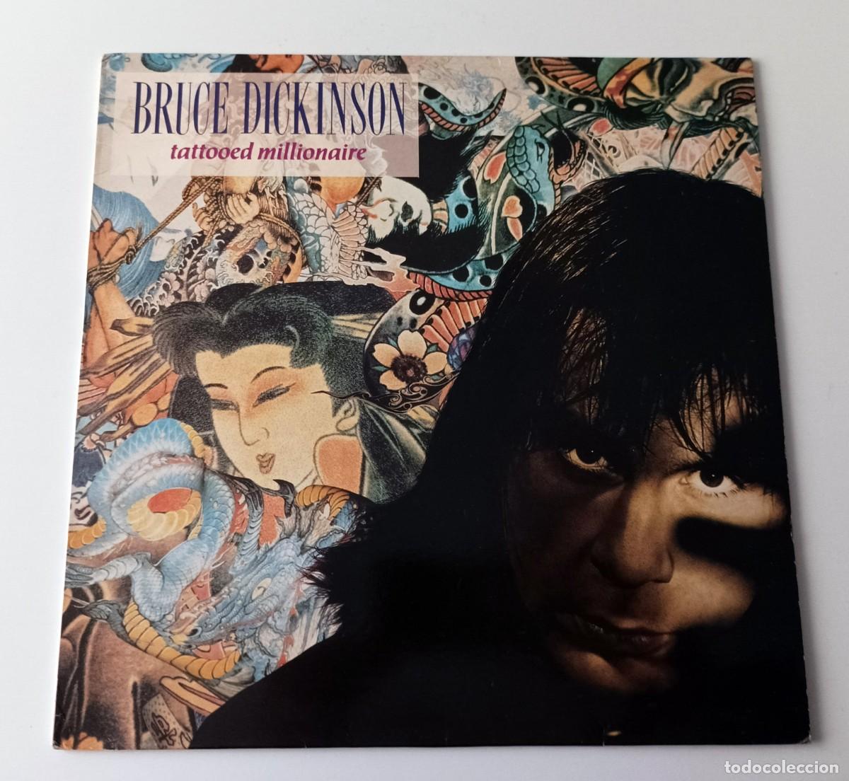Discos de vinilo: LP BRUCE DICKINSON - TATTOOED MILLIONAIRE - Foto 1