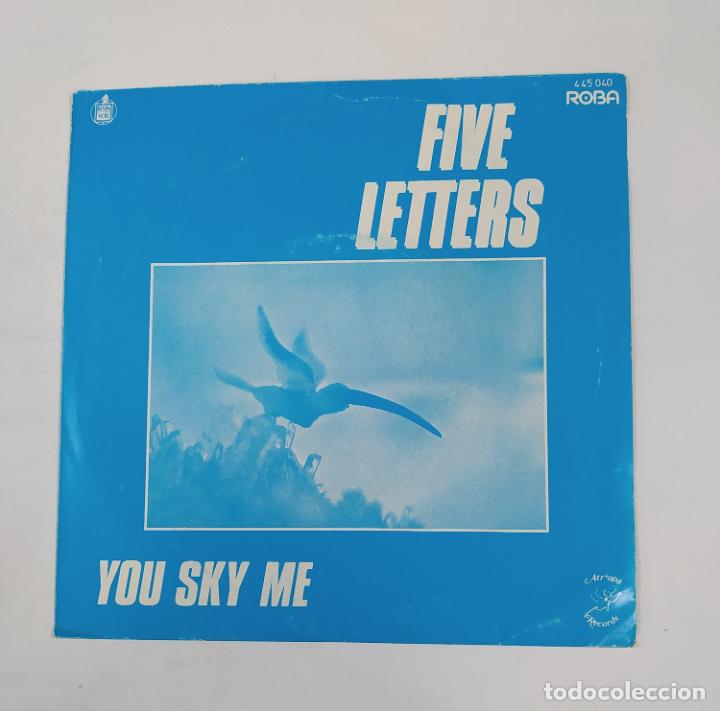 Discos de vinilo: FIVE LETTERS. YOU SKY ME. SINGLE. TDKDS28C - Foto 1
