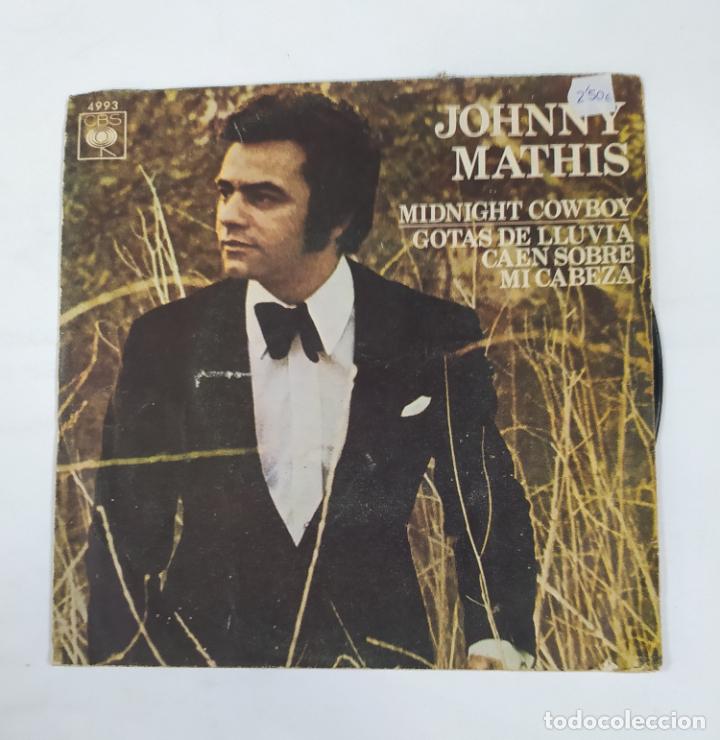 Discos de vinilo: JOHNNY MATHIS. MIDNIGHT COWBOY. EP. TDKDS19B - Foto 1
