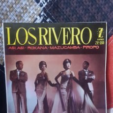 Discos de vinilo: VINILO LOS RIVERO (ASÍ, ASÍ - ROXANA +2) ZAFIRO,1961 (D2). Lote 387680234