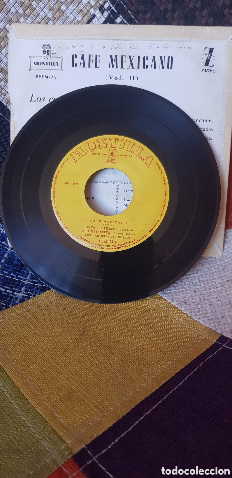 Discos de vinilo: Vinilo CAF&Eacute; MEXICANO VOL. II (D2) - Foto 3