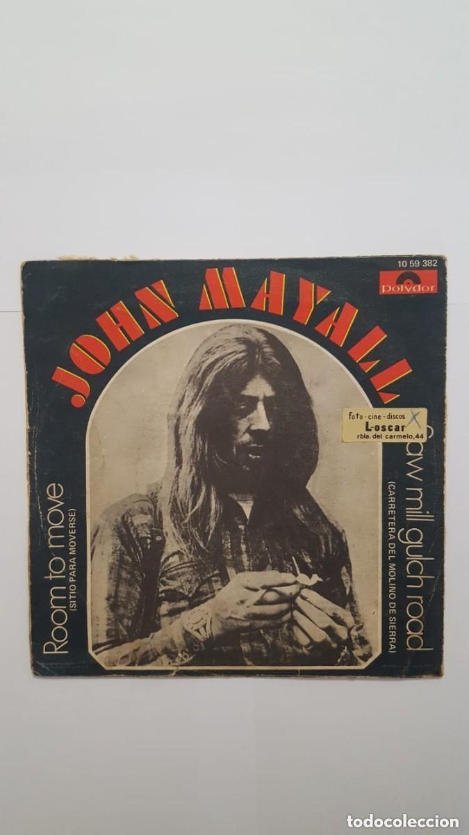 Discos de vinilo: JOHN MAYALL. ROOM TO MOVE. SINGLE - Foto 1