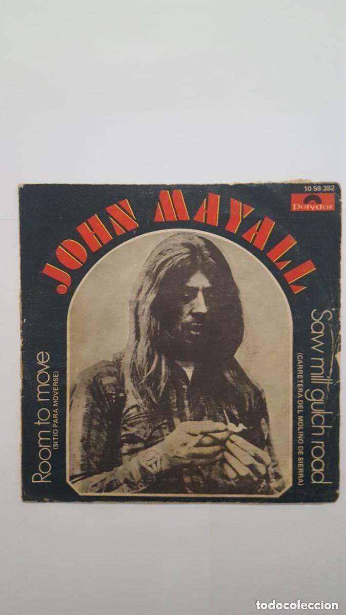 Discos de vinilo: JOHN MAYALL. ROOM TO MOVE. SINGLE - Foto 4