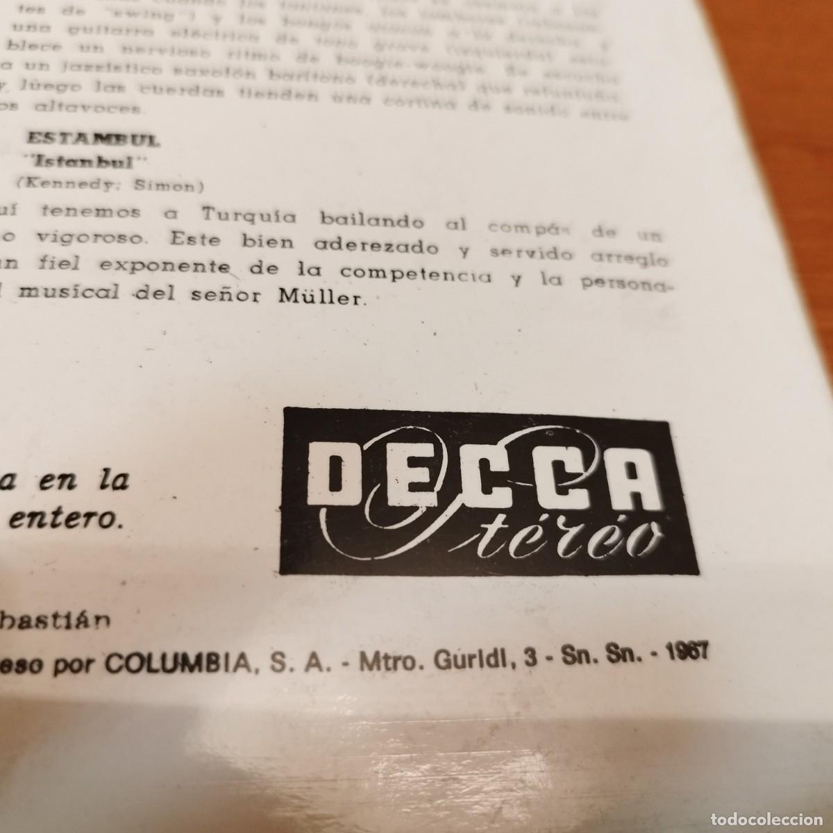 Discos de vinilo: DE VIAJE, WERNER MULLER Y SU ORQUESTA / R2 / DECCA - Foto 6