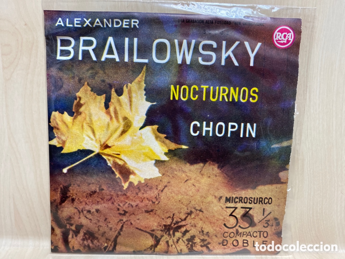 Discos de vinilo: Chopin, Alexander Brailowsky - Nocturnos (7&rdquo;, EP) - Foto 1
