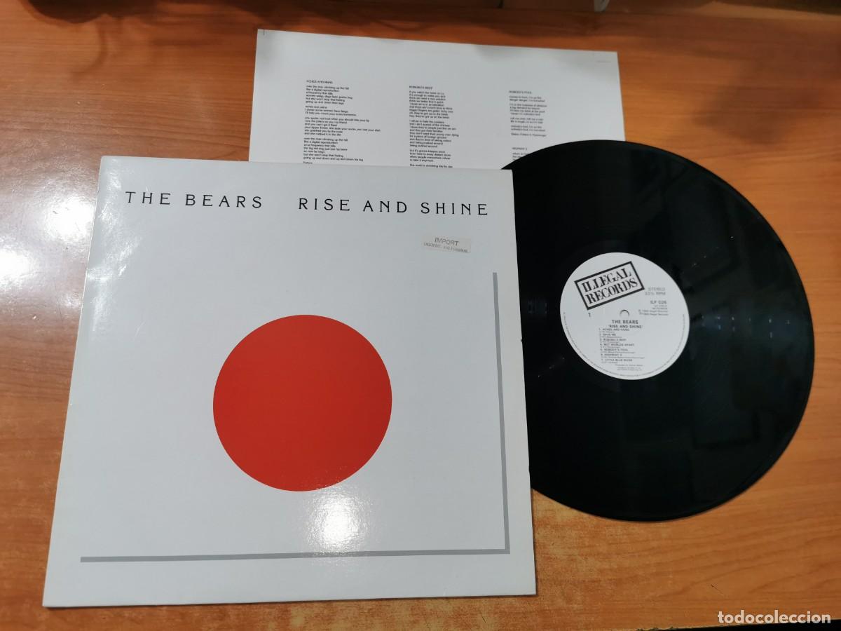 Vinyl-Schallplatten: THE BEARS Rise and shine LP VINILO DEL A&Ntilde;O 1988 UK ENCARTE ADRIAN BELEW CONTIENE 14 TEMAS