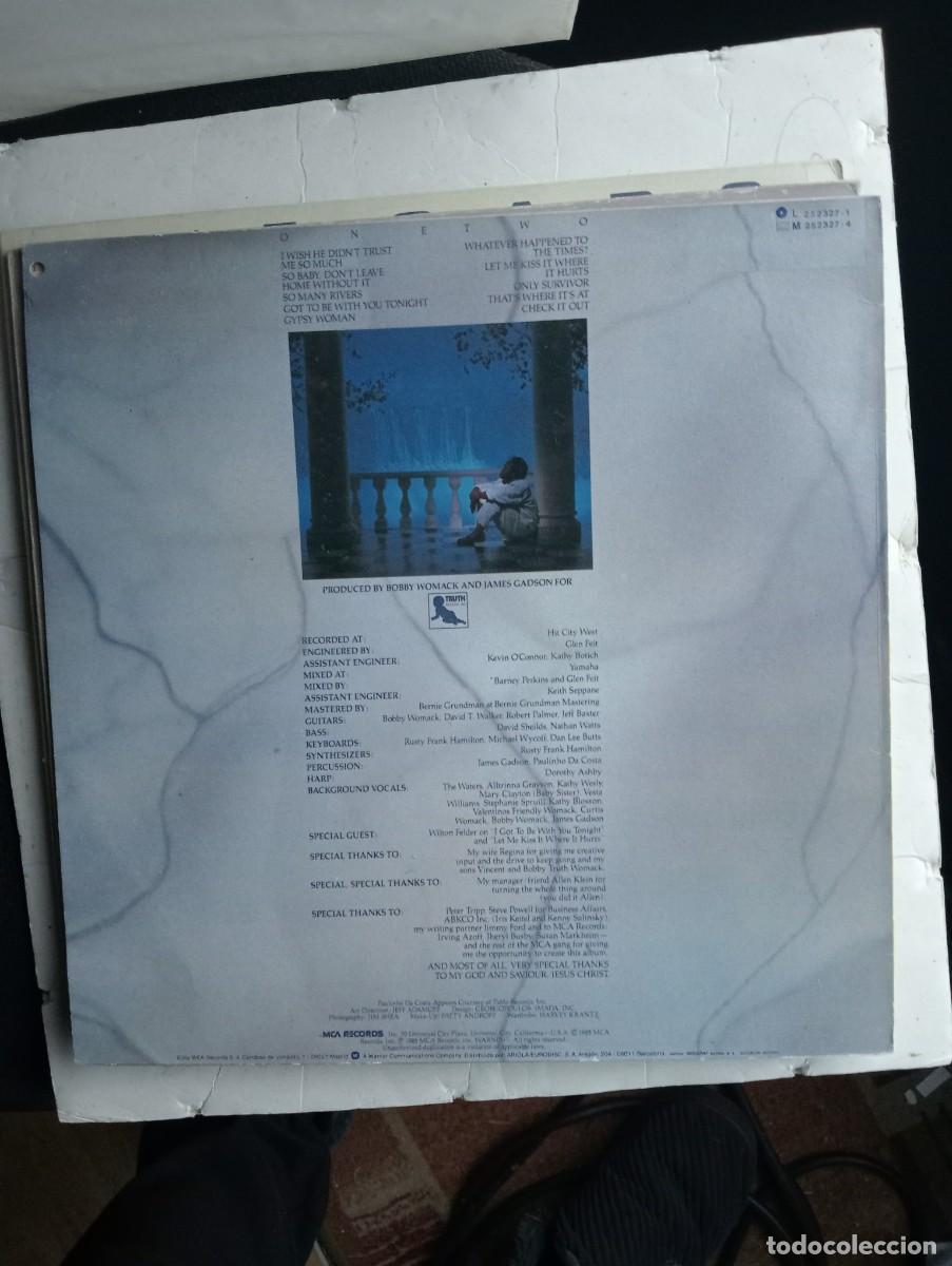 Discos de vinilo: bobby womack so many rivers 1985 lp - Foto 2