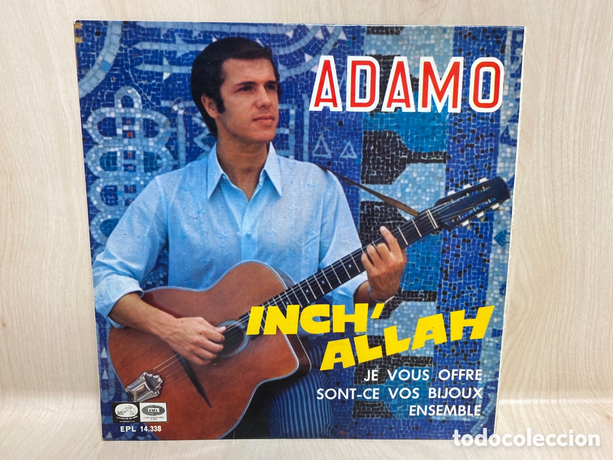 Discos de vinilo: Adamo - Inch Allah (7&rdquo;, EP) - Foto 1