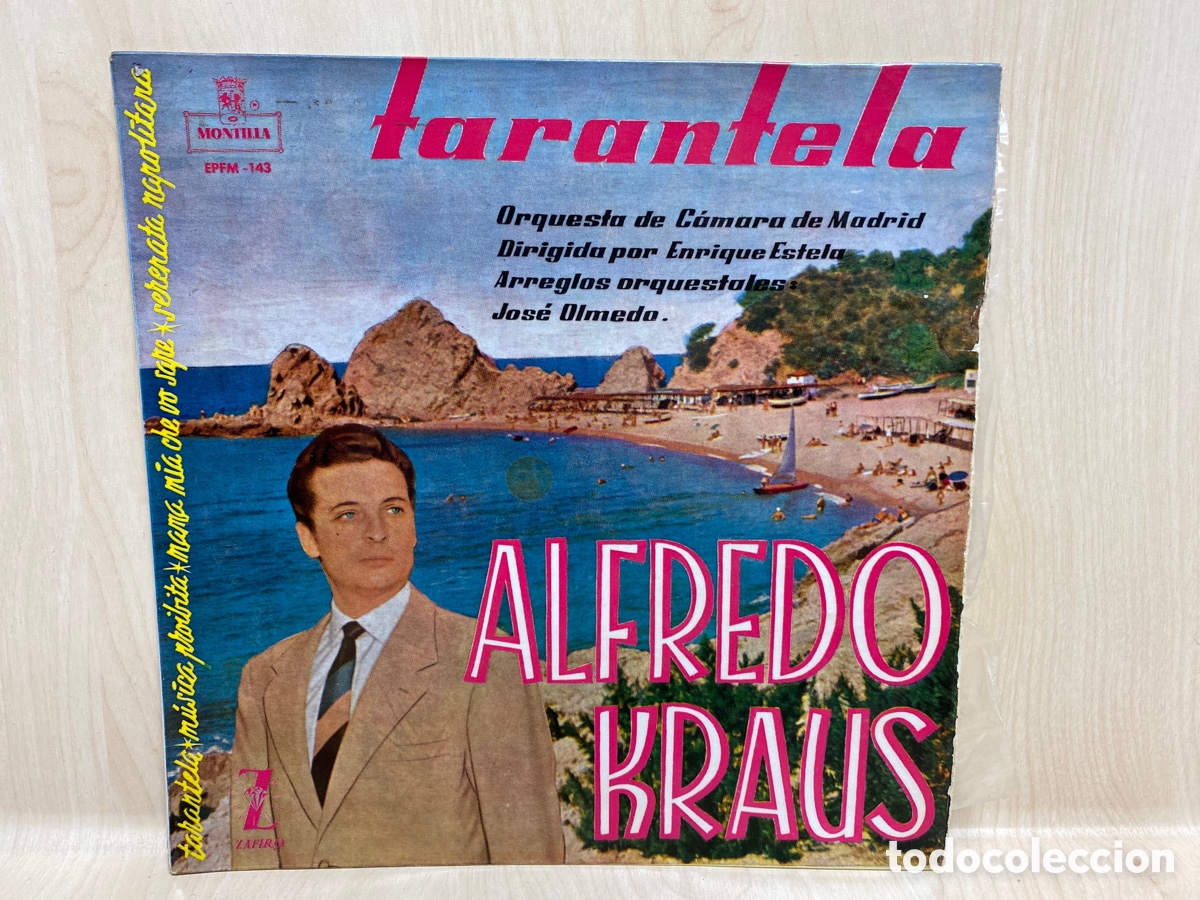 Discos de vinilo: Alfredo Kraus - Tarantela (7&rdquo;, EP) - Foto 1