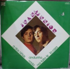 Discos de vinilo: JUAN Y JUNIOR (LP CAUDAL 1976) ANDURIÑA Y OTROS TEMAS. Lote 387733014