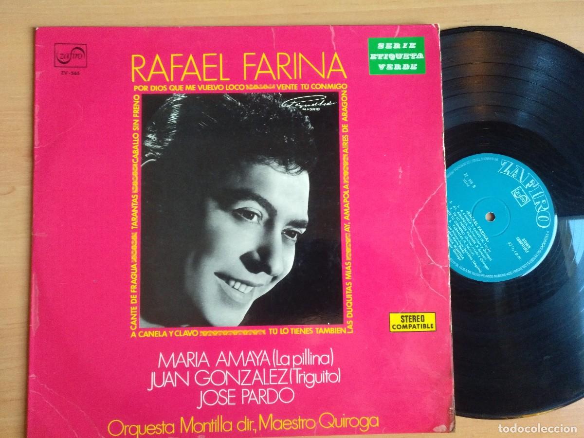 Discos de vinilo: RAFAEL FARINA LP - Foto 1