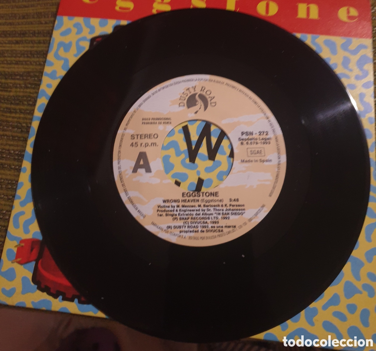 Discos de vinilo: Eggstone - wrong heaven - Foto 2