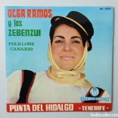 Discos de vinilo: EP OLGA RAMOS Y LOS ZEBENZUI PUNTA DEL HIDALGO (ESPAÑA - ARIES - 1972) FOLKLORE CANARIO ULTRA RARO. Lote 387757964