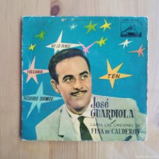 Discos de vinilo: VINILO SINGLE 45 RPM JOSÉ CANTA LAS CANCIONES DE FINA DE CALDERON. Lote 387788339