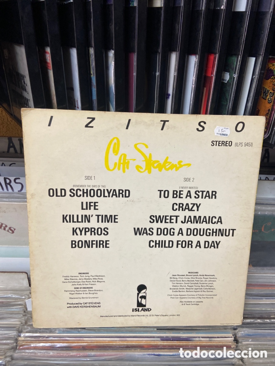 Discos de vinilo: Izitso Cat Stevens - Foto 2