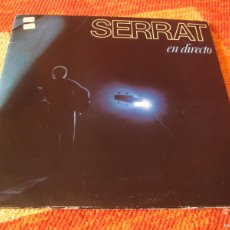 Discos de vinilo: JOAN MANUEL SERRAT DOBLE LP EN DIRECTO ORIGINAL ESPAÑA 1984 SIN LIBRETO + FUNDAS GI