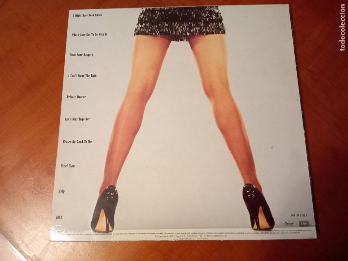 Discos de vinilo: LP TINA TURNER - PRIVATE DANCER 1983 - Foto 2