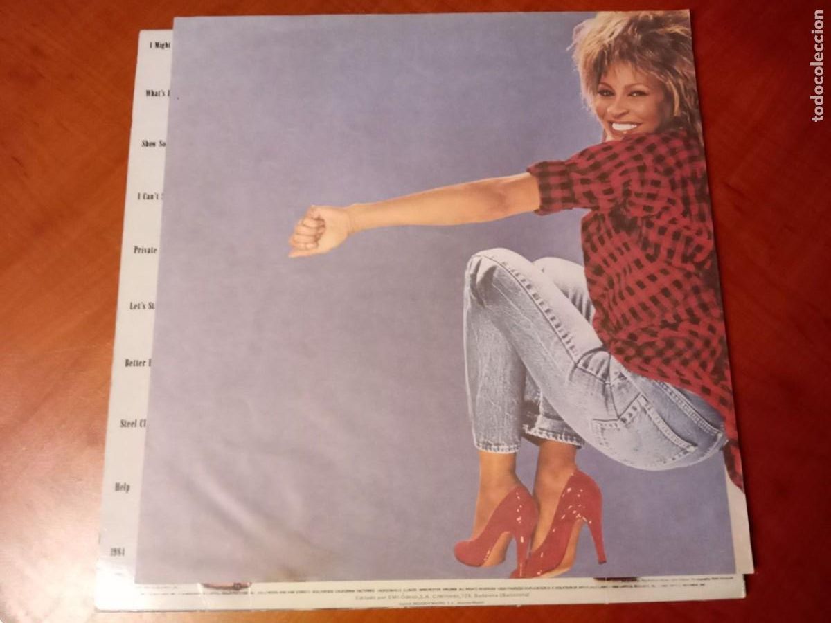 Discos de vinilo: LP TINA TURNER - PRIVATE DANCER 1983 - Foto 3