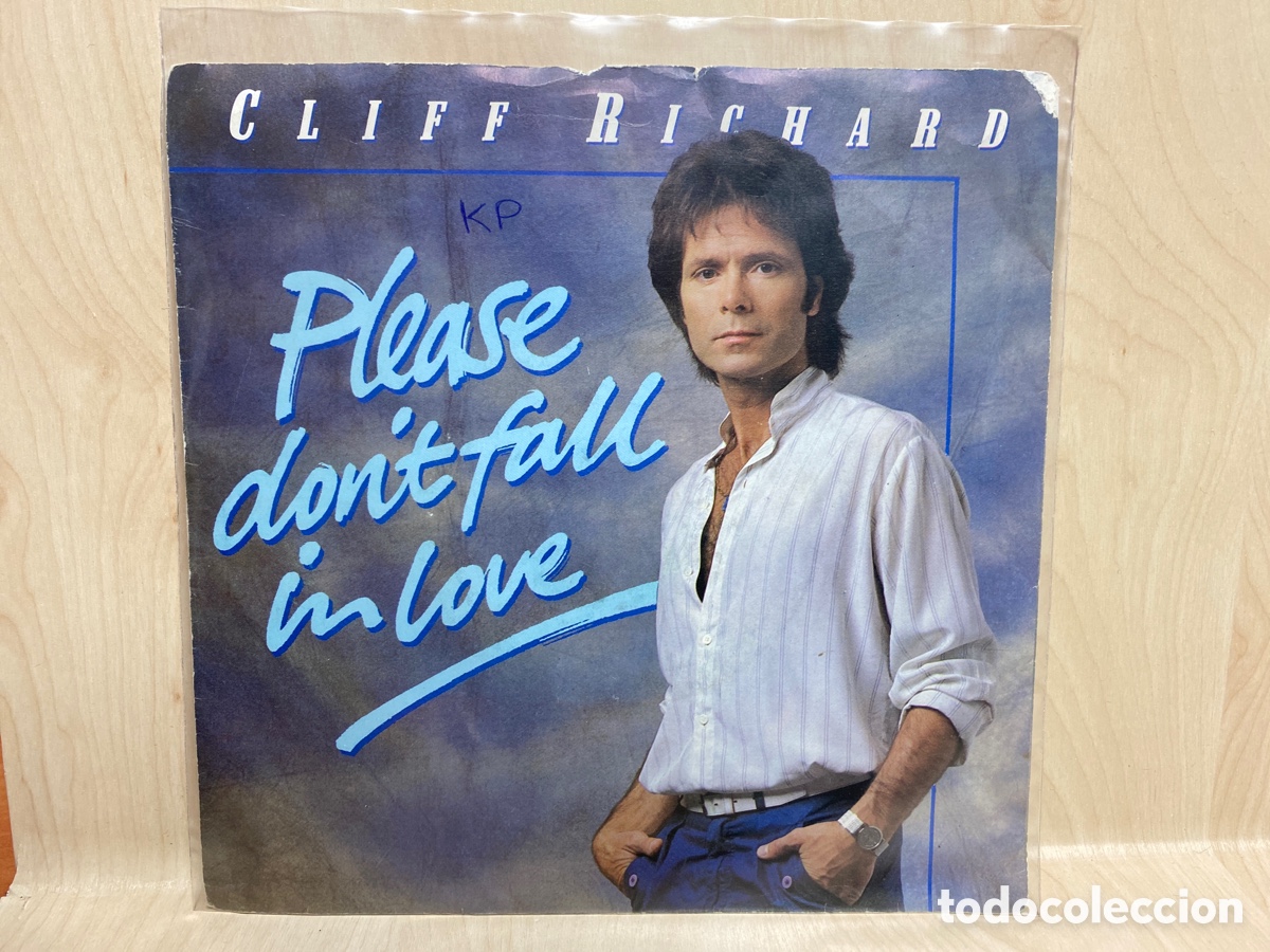 Discos de vinilo: Cliff Richard - Please Dont Fall In Love (7&rdquo;, Single) Ed. UK - Foto 1