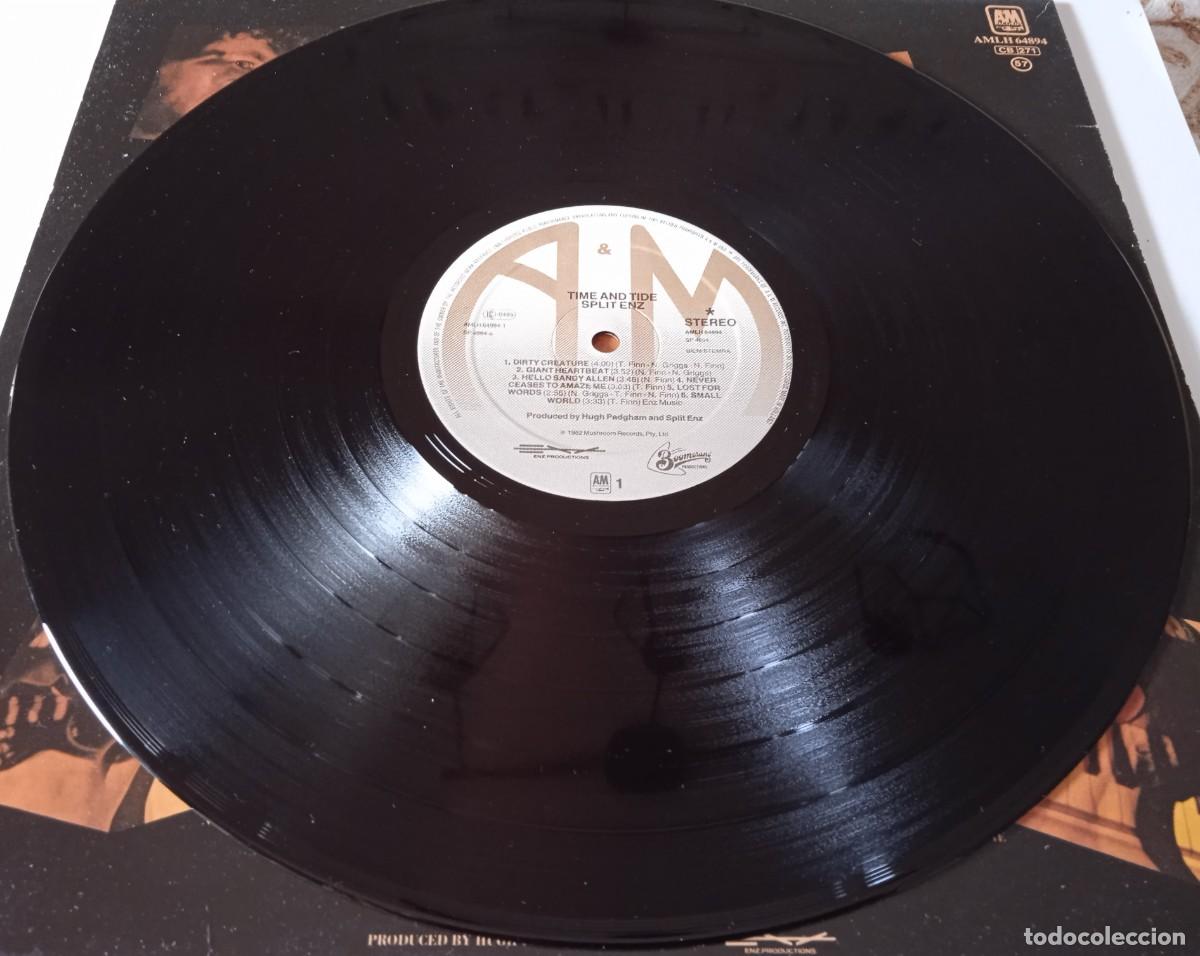 Discos de vinilo: Split enz&hellip;time tide.. (A&M Records 1982) Europe. Pop rock. - Foto 3