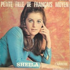 Discos de vinilo: SHEILA - PETITE FILLE DE FRANÇAIS MOYEN / LA PETETE EGLISE / ISABELLE / EN MAILLOT DE BAIN. Lote 387881144