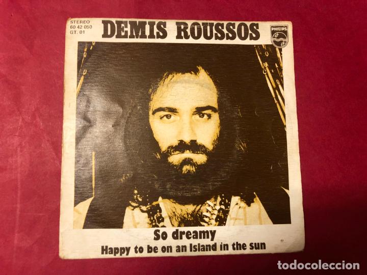 Discos de vinilo: DISCO SINGLE DEMIS ROUSSOS SO DREAMY, 1975 - Foto 1