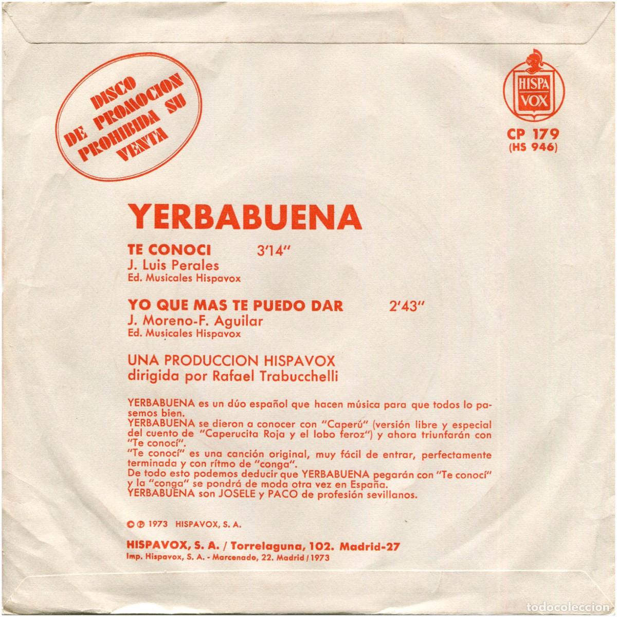 Discos de vinilo: Yerbabuena - Foto 2