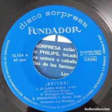 Discos de vinilo: DISCO SORPRESA FUNDADOR - EXITOS - LOS WALDOS (SG) 1966. Lote 387898099