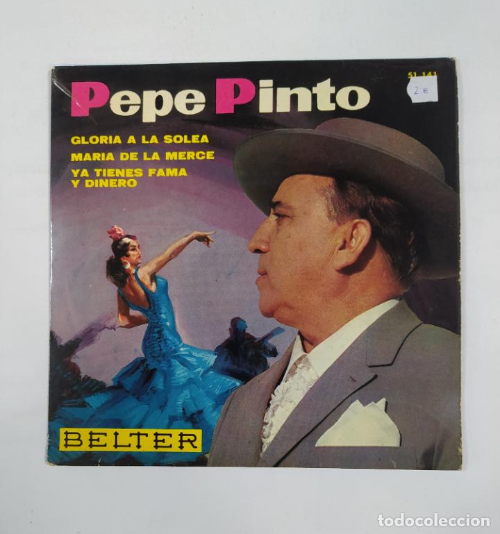 Discos de vinilo: PEPE PINTO. GLORIA A LA SOLEA. EP. TDKDS19C - Foto 1