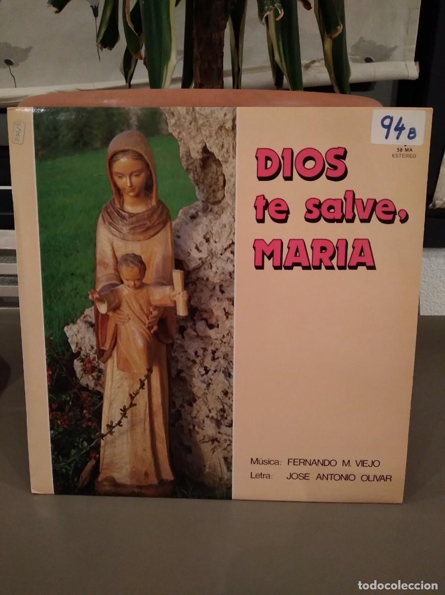 Discos de vinilo: DIOS TE SALVE MARIA-FERNANDO M. VIEJO JOSE ANTONIO OLIVAR-RELIGION-LP VINILO-