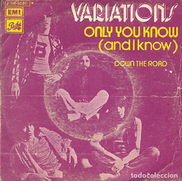 Discos de vinilo: Variations &ndash; Only you know; Down the road &ndash; EMI 006-93681 &ndash; 1972 - Foto 1