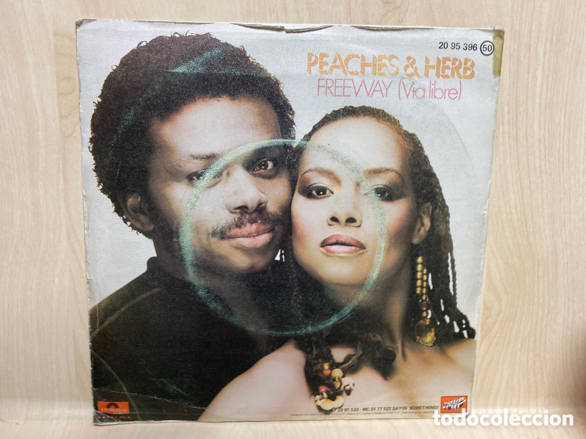 Discos de vinilo: Peaches & Herb - Freeway = Via Libre (7&rdquo;, Single) - Foto 2