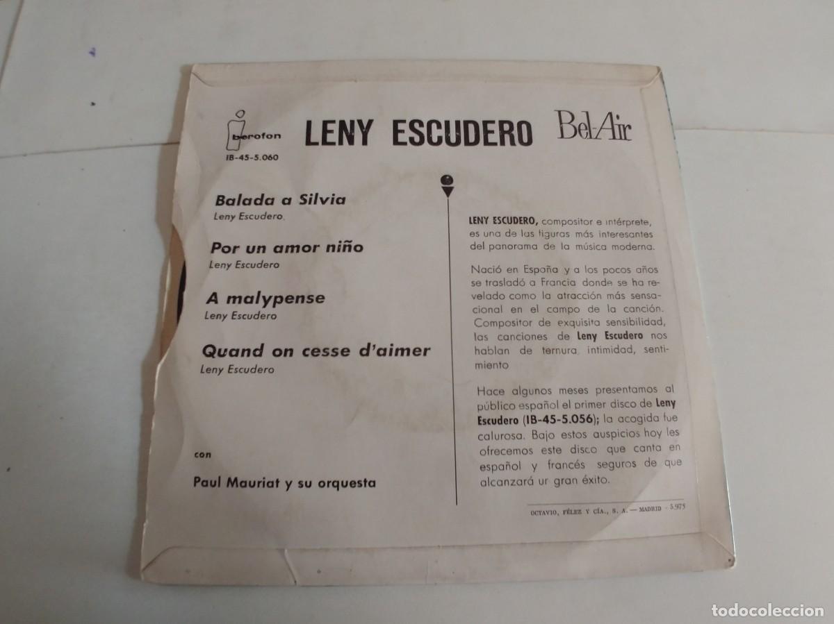 Discos de vinilo: LENY ESCUDERO-EP BALADA A SILVIA +3 - Foto 2