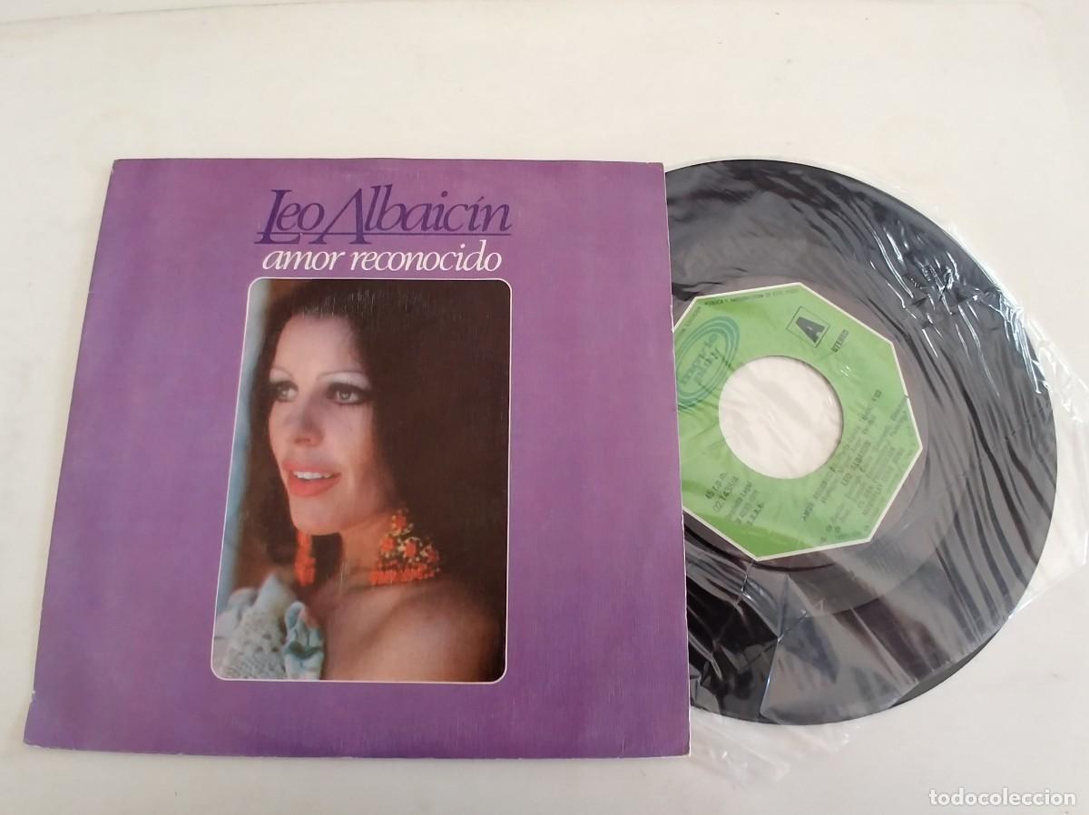 Discos de vinilo: LEO ALBAICIN-SINGLE AMOR RECONOCIDO - Foto 1