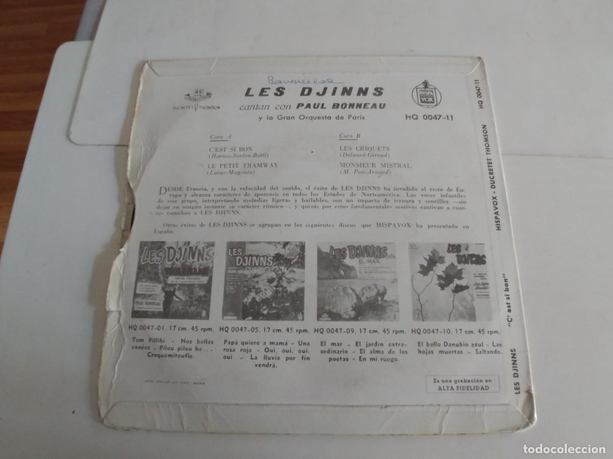 Discos de vinilo: LES DJINNS-EP C&acute;EST SI BON +3 - Foto 2
