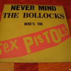 Discos de vinilo: SEX PISTOLS LP NEVER MIND THE BOLLOCKS BARCLAY FRANCIA 1977 DORSO EN ROSA GI